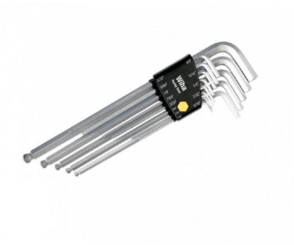 Wiha Ball End Hex Inch L-Key 13 Pc. Set - Ascmtools