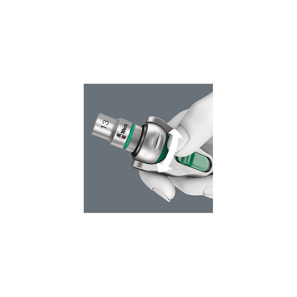 Wera Tools 8000 B Zyklop Speed Ratchet with 3/8″ Drive - Ascmtools