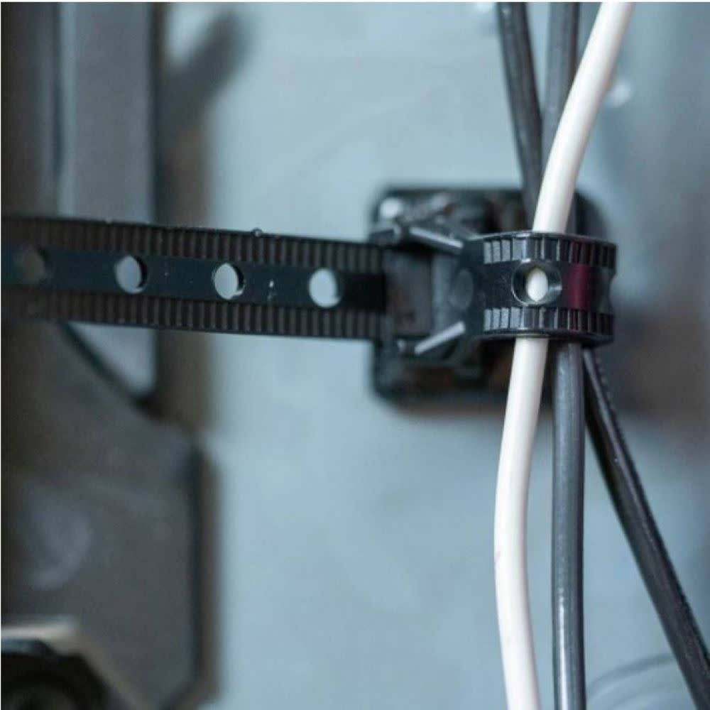 Southwire 14″ Universal Cable Tie 90 lbs Black 100pk - Ascmtools