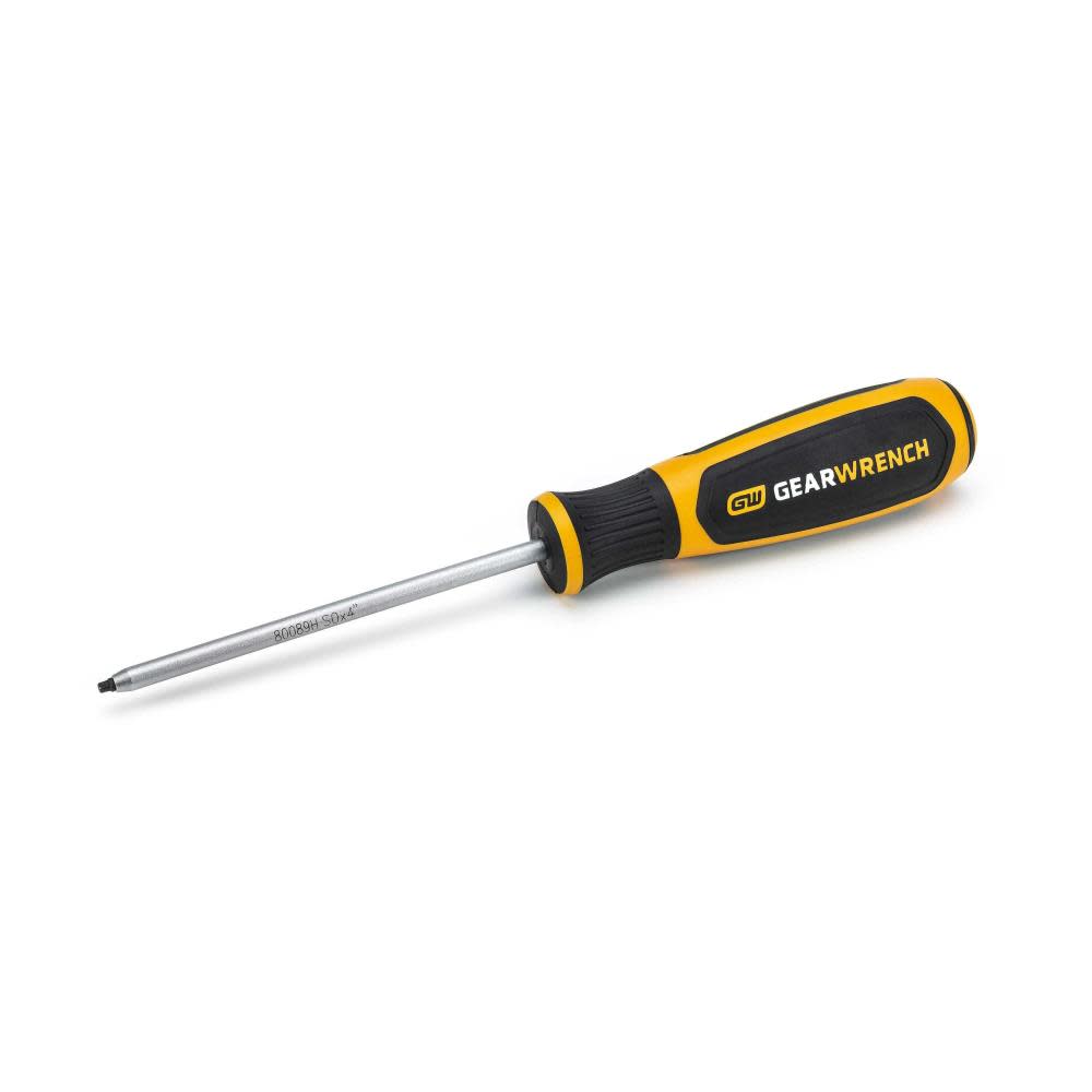 GEARWRENCH #0 x 4″ Square Dual Material Screwdriver - Ascmtools