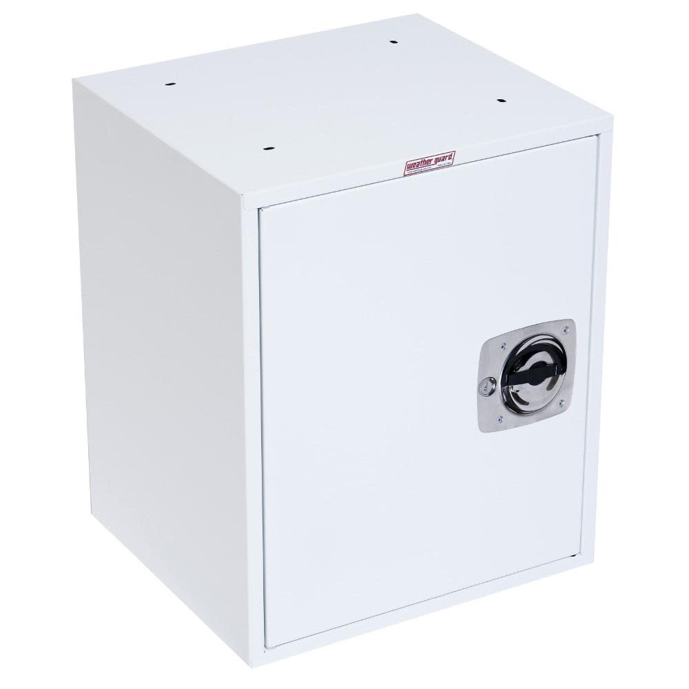 Weather Guard Lockable Cabinet 2 Shelf 22 In. x 18 In. x 16 In. - Ascmtools