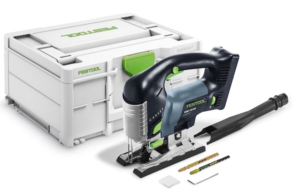 Festool Cordless Carvex Jigsaw PSBC 420 EB BASIC with Systainer Tool Only 576531 - Ascmtools