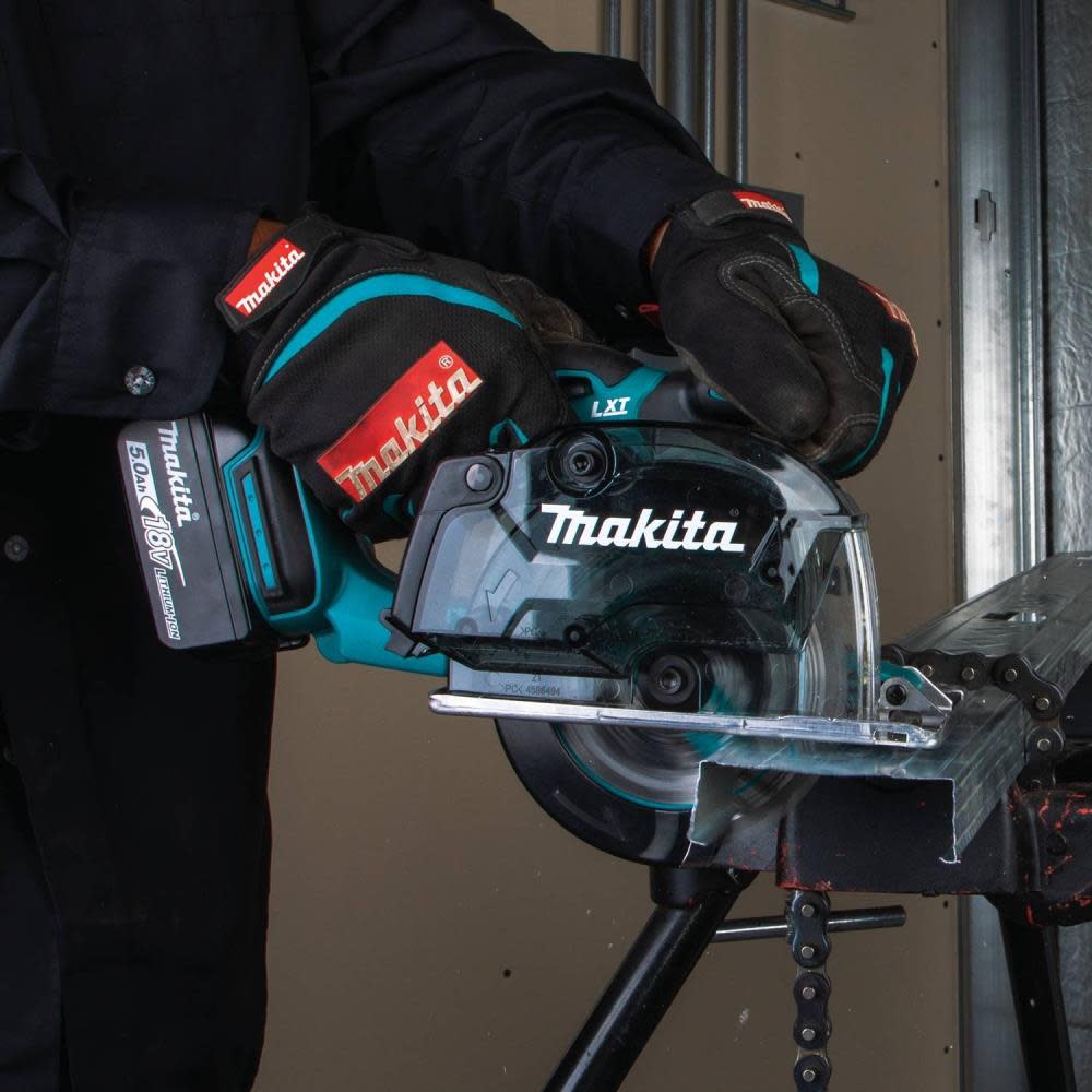 Makita 18V LXT Lithium-Ion Cordless 5-3/8″ Metal Cutting Saw Kit (5.0Ah) - Ascmtools
