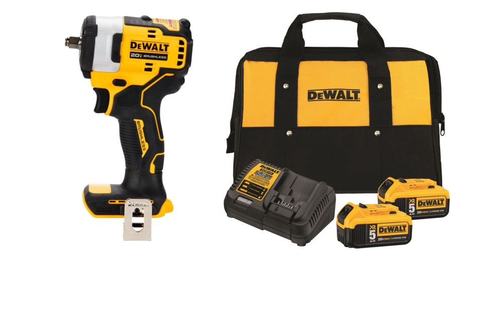 DEWALT 20V MAX 3/8″ Impact Wrench Hog Ring Anvil Kit Bundle - Ascmtools