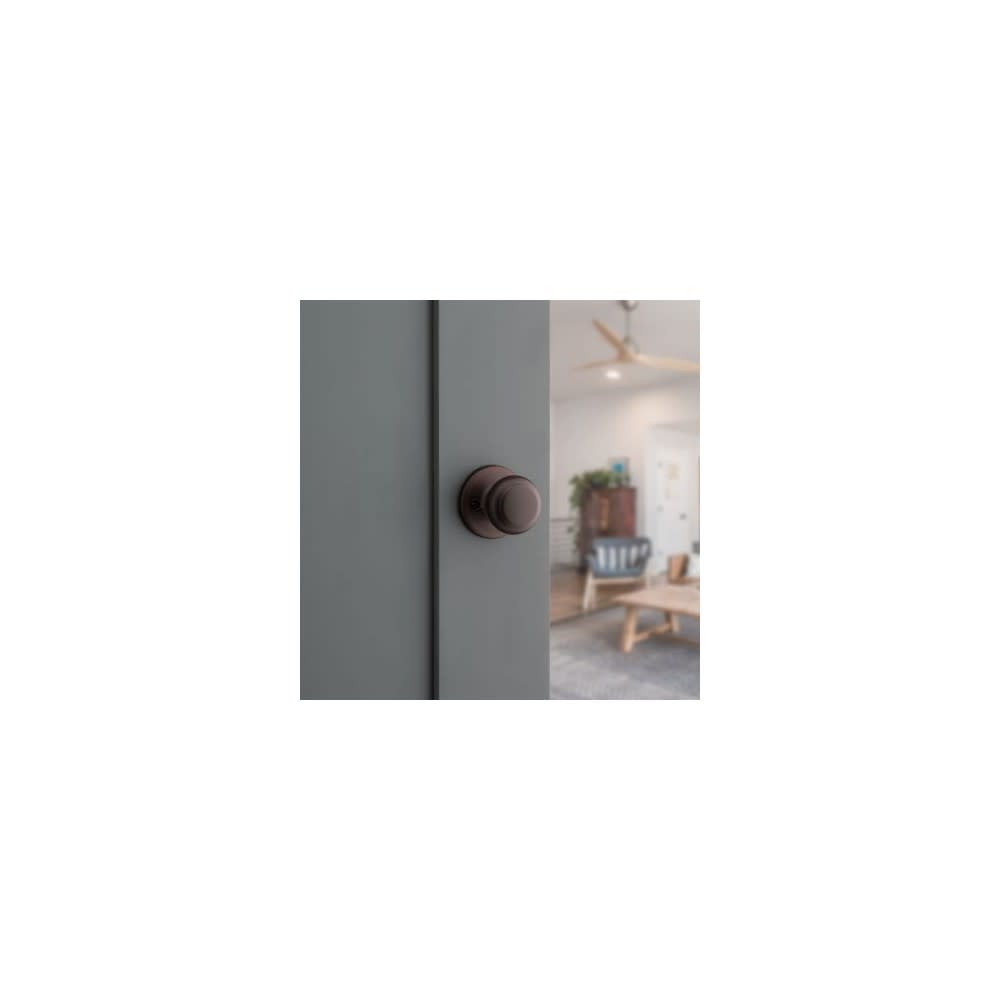 Kwikset Venetian Bronze Hall/Closet Cove Passage Door Knob - Ascmtools