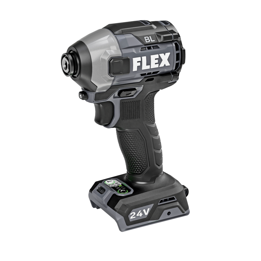 FLEX 24V 1/4″ Quick Eject Hex Impact Driver With Multi Mode Bare Tool - Ascmtools