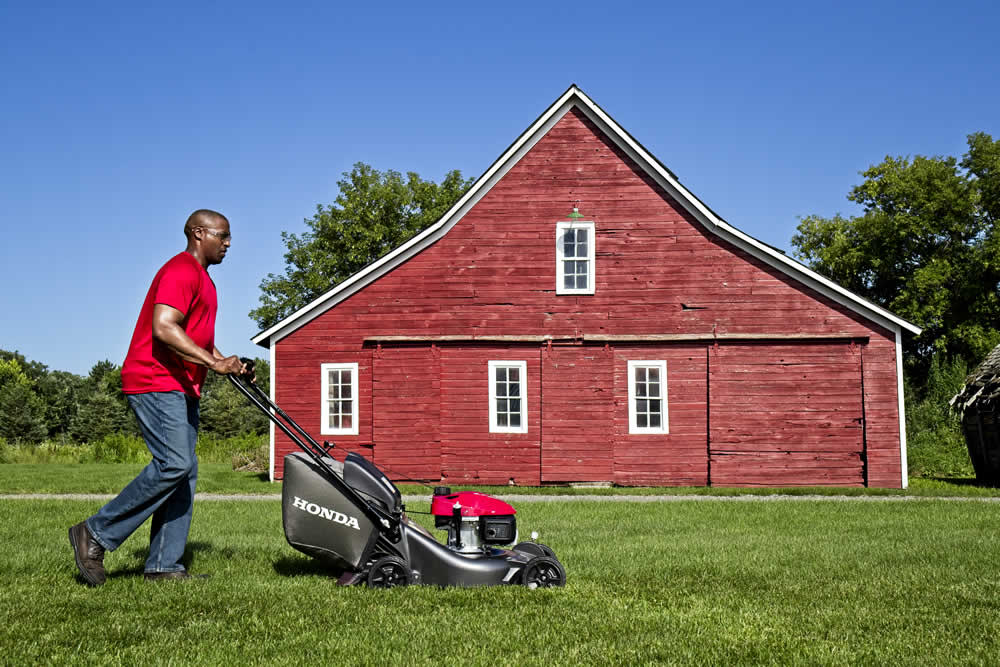 Honda 21 In. Steel Deck 3-in-1 Push Lawn Mower with GCV170 Engine and Auto Choke - Ascmtools