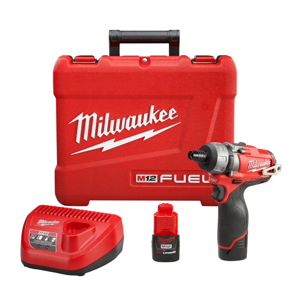 Milwaukee M12 FUEL 2SPD Screwdriver Kit - Ascmtools