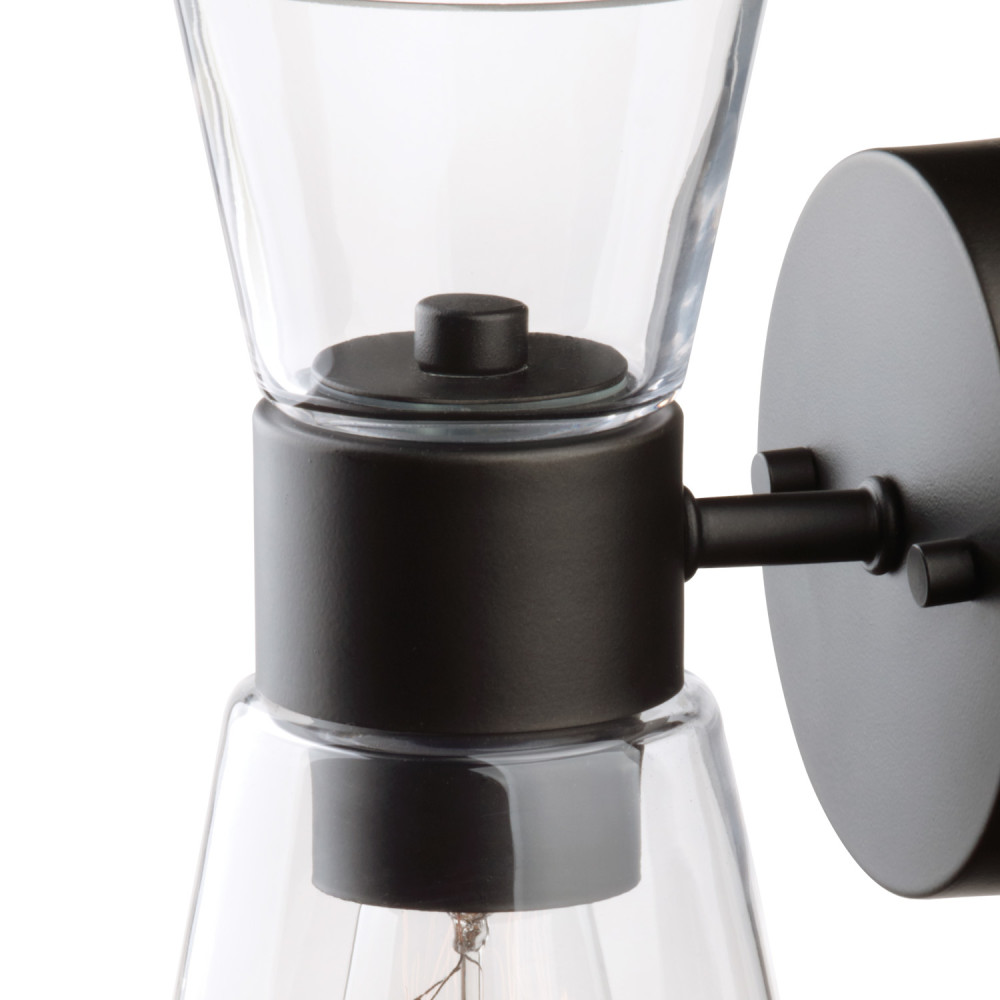 Globe Electric Montgomery Contemporary Wall Sconce Dark Bronze - Ascmtools