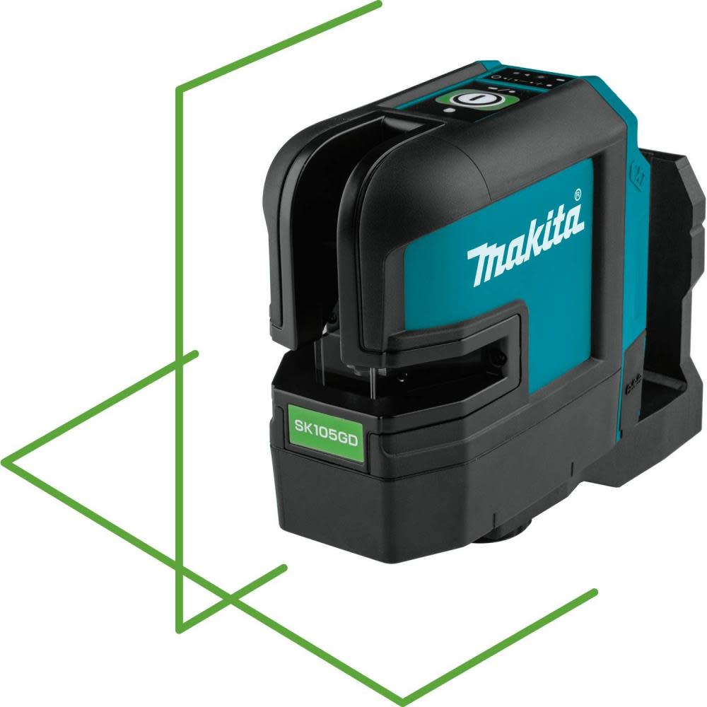 Makita 12V Max CXT Self Leveling Cross Line Green Beam Laser Bare Tool - Ascmtools