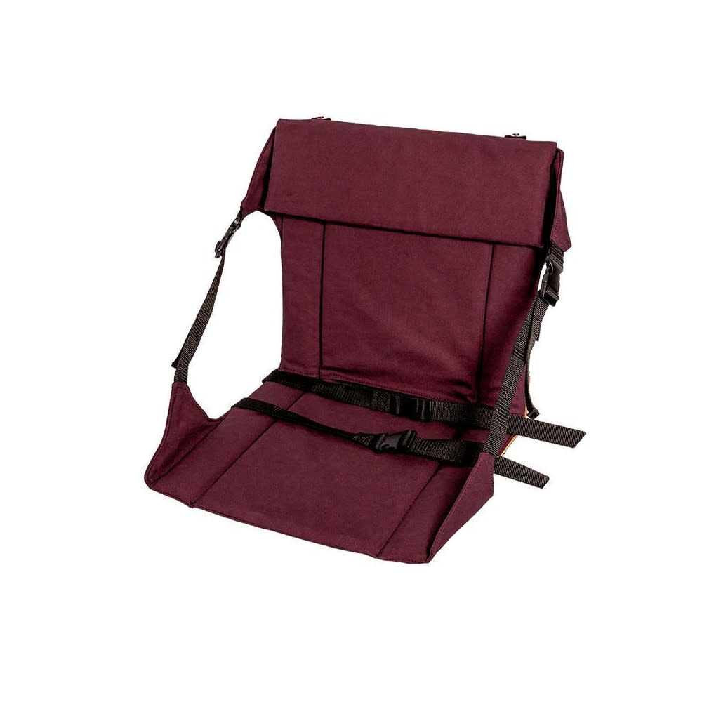 Duluth Pack Burgundy Canvas Canoe & Camp Chair With Pouch - Ascmtools