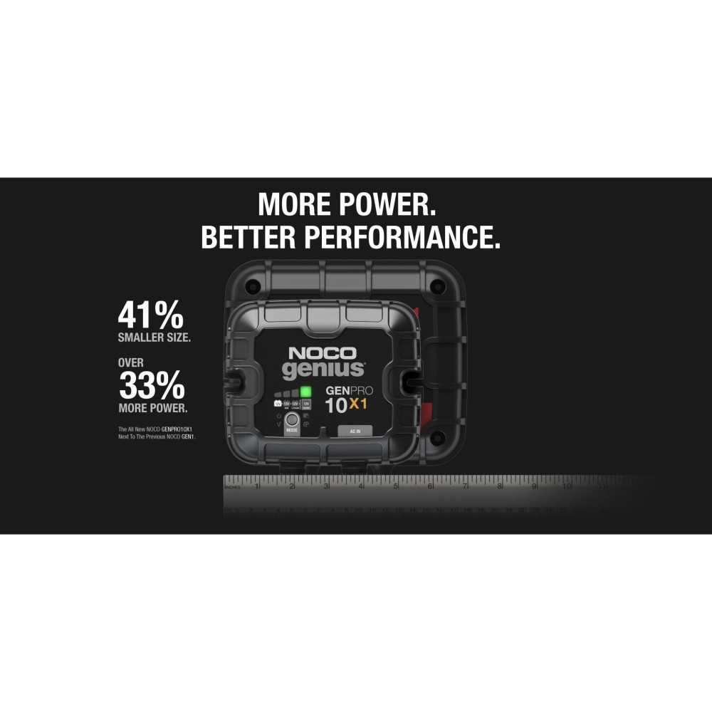 Noco Battery Charger 12V 10A Fully Automatic Waterproof On Board - Ascmtools