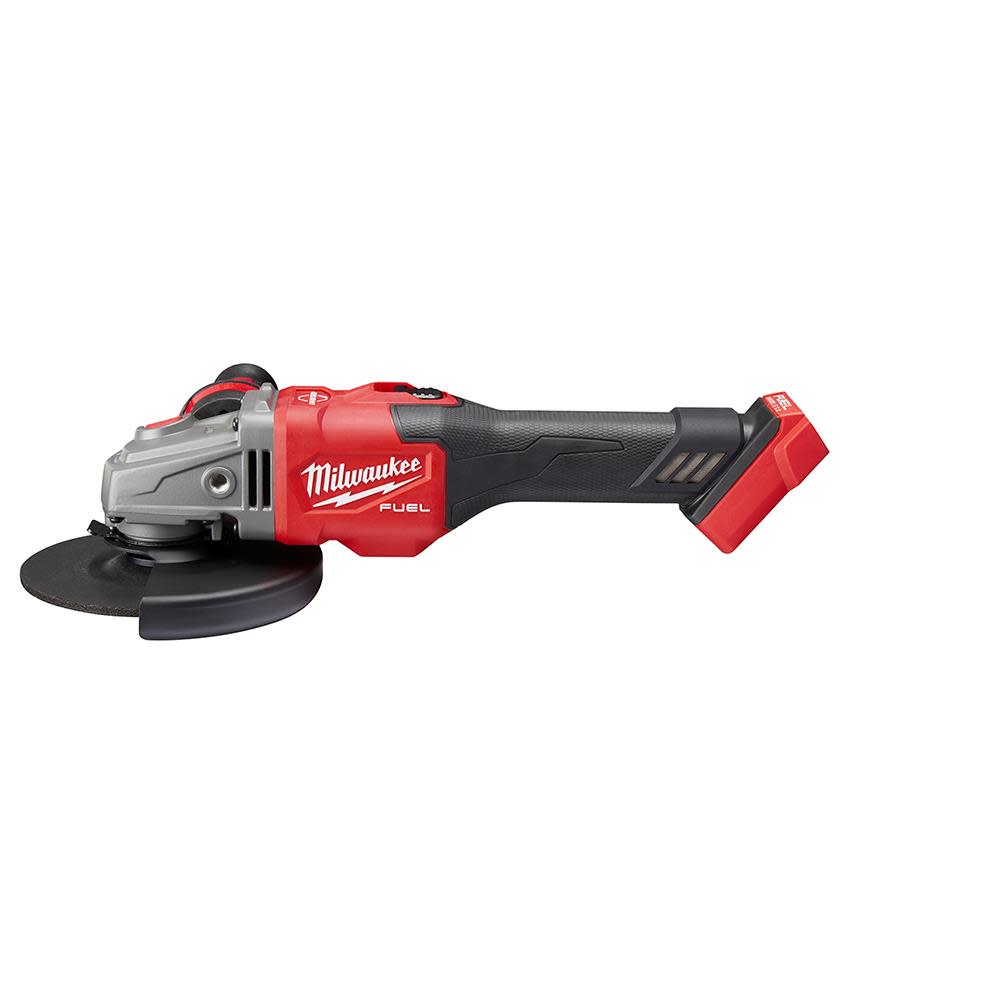 Milwaukee M18 FUEL 4-1/2 in.-6 in. Lock-On Braking Grinder with Slide Switch - Ascmtools