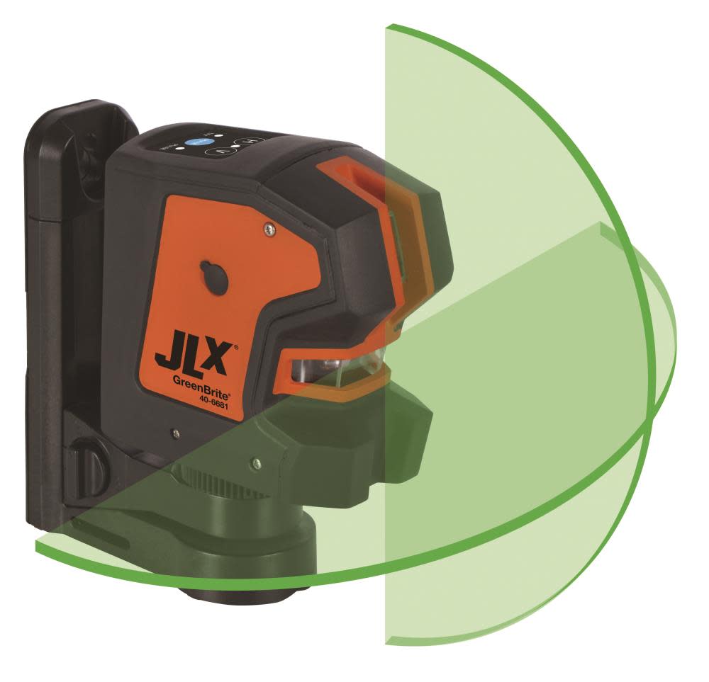Johnson Level JLX Self Leveling 180 Cross Line Laser with GreenBrite - Ascmtools
