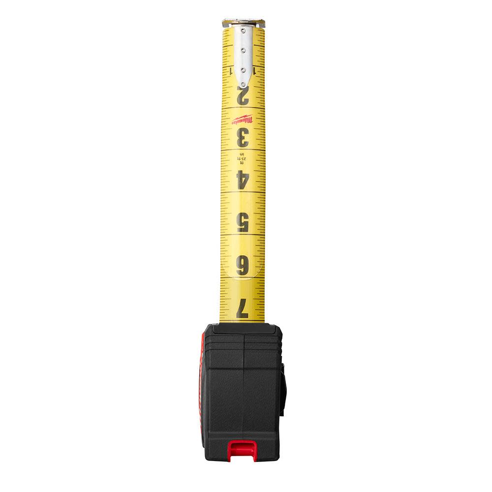 Milwaukee 25Ft Compact Wide Blade Tape Measure - Ascmtools