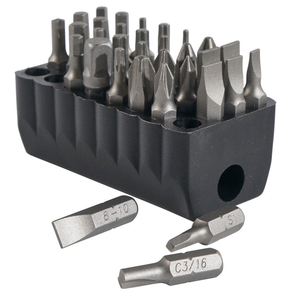 Klein Tools 32 Piece Standard Tip Bit Set - Ascmtools