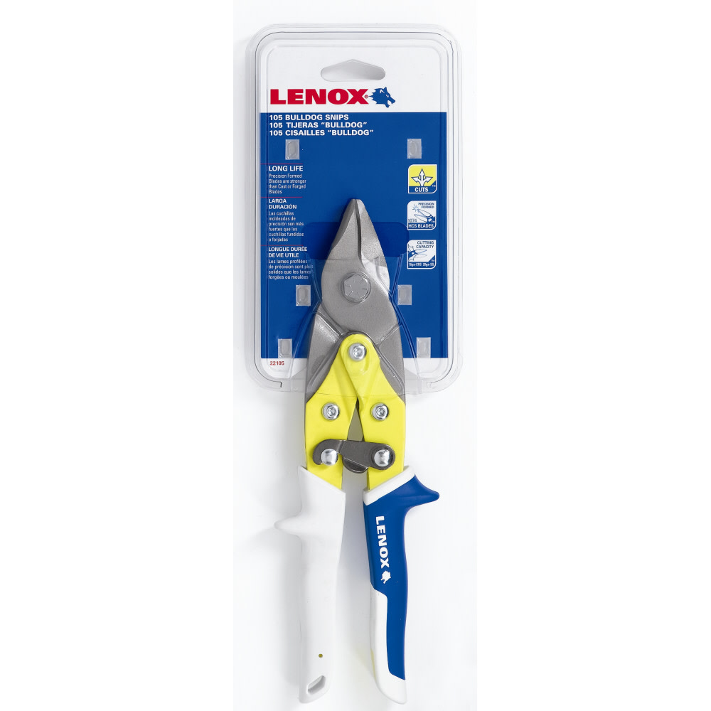Lenox 105 Aviation Bulldog Straight Snip - Ascmtools