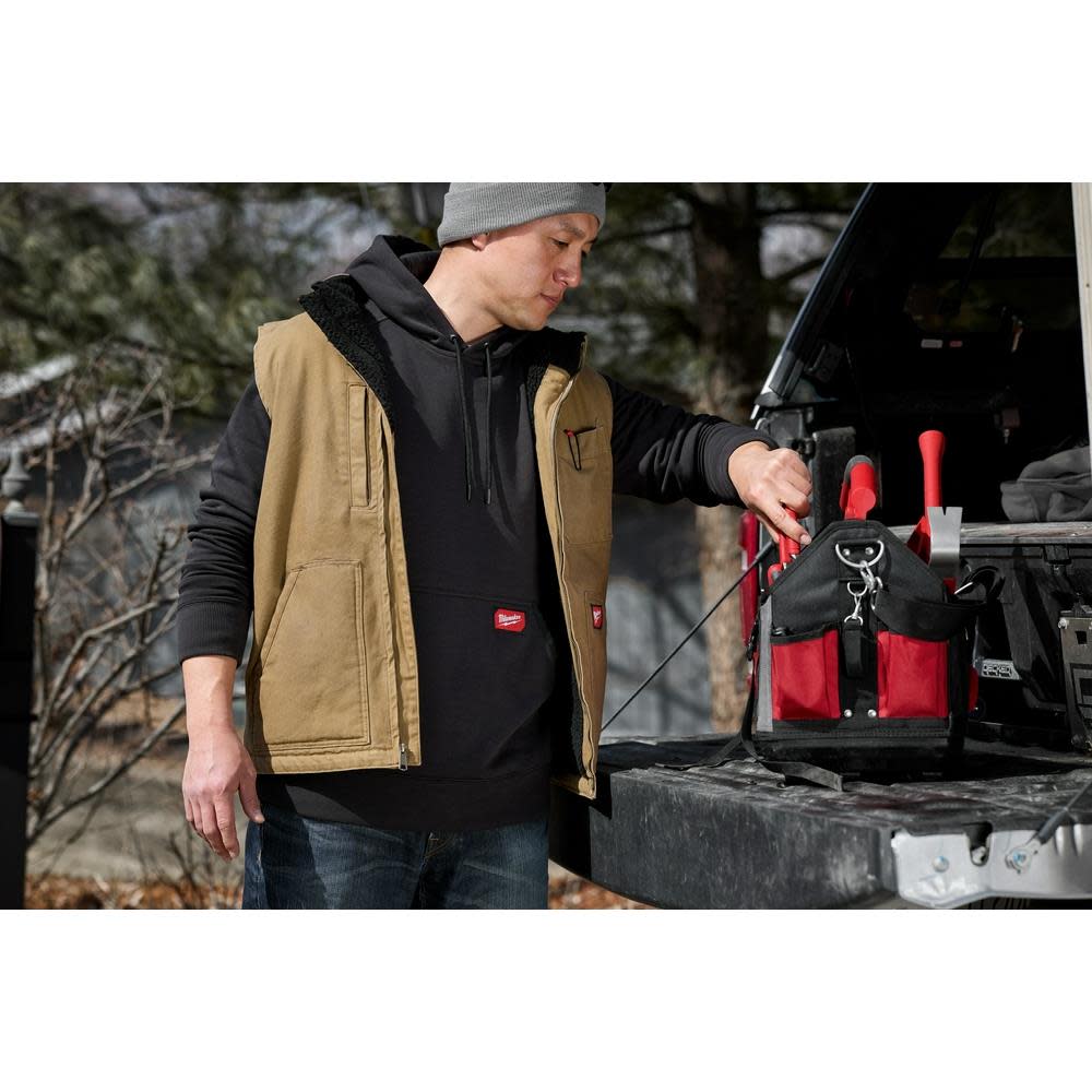 Milwaukee Heavy Duty Sherpa Lined Vest Black XL - Ascmtools