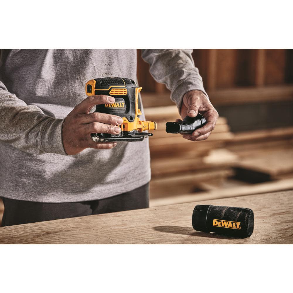 DEWALT 20V MAX XR 1/4 Sheet Sander with 4Ah Battery Bundle - Ascmtools