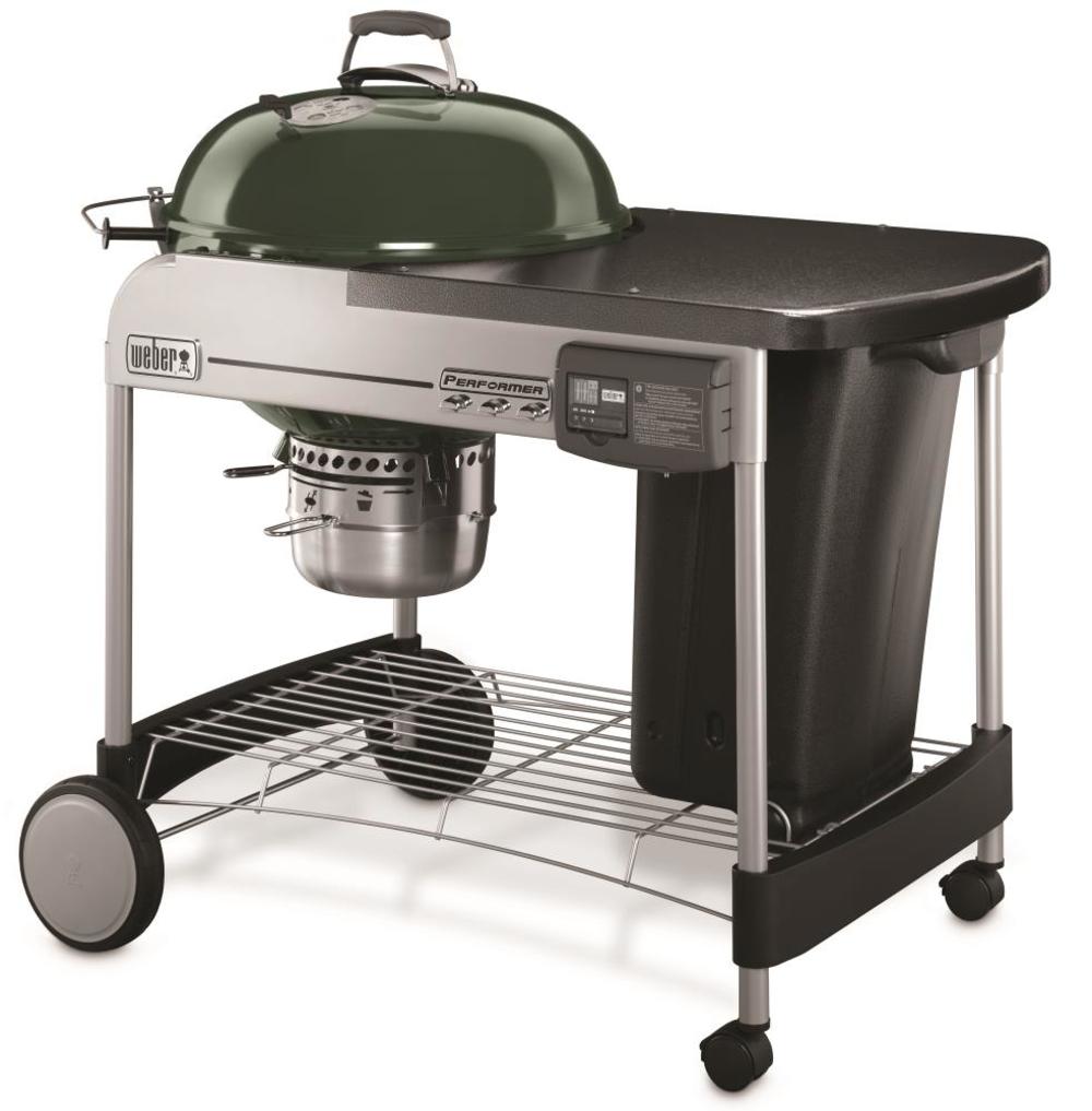Weber Performer Deluxe Charcoal Grill – 22 In. Green - Ascmtools