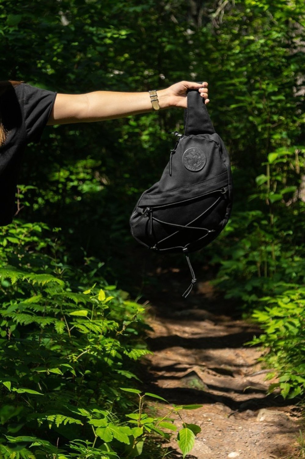 Duluth Pack 16 Liter Capacity Black Port City Sling Pack - Ascmtools