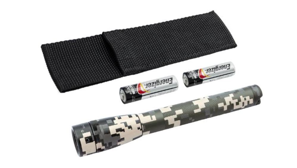 Maglite Mini Pro LED 2-Cell AA Universal Camouflage Pattern Flashlight with Holster - Ascmtools