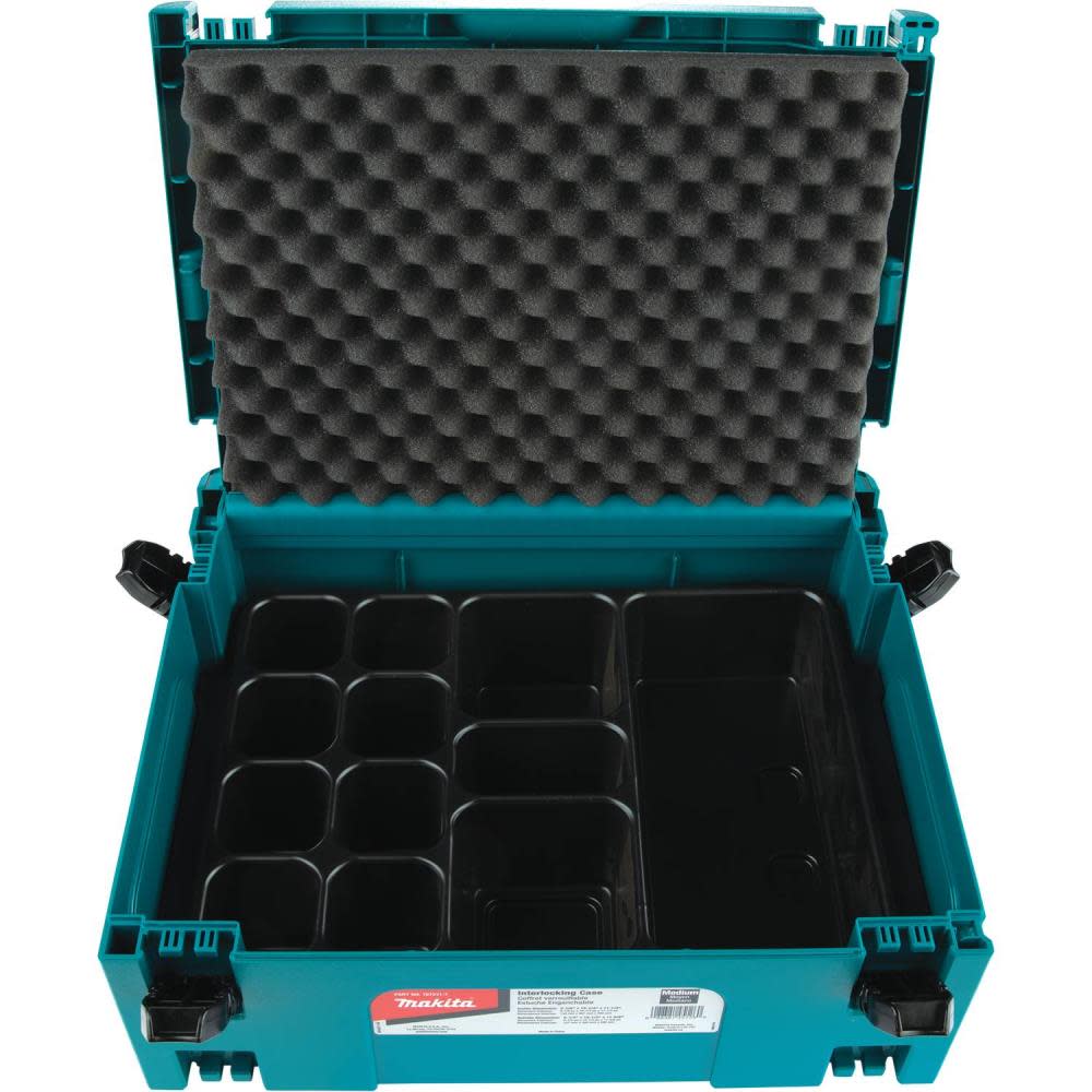 Makita MAKPAC Interlocking Case Universal Insert Tray with Foam Lid - Ascmtools
