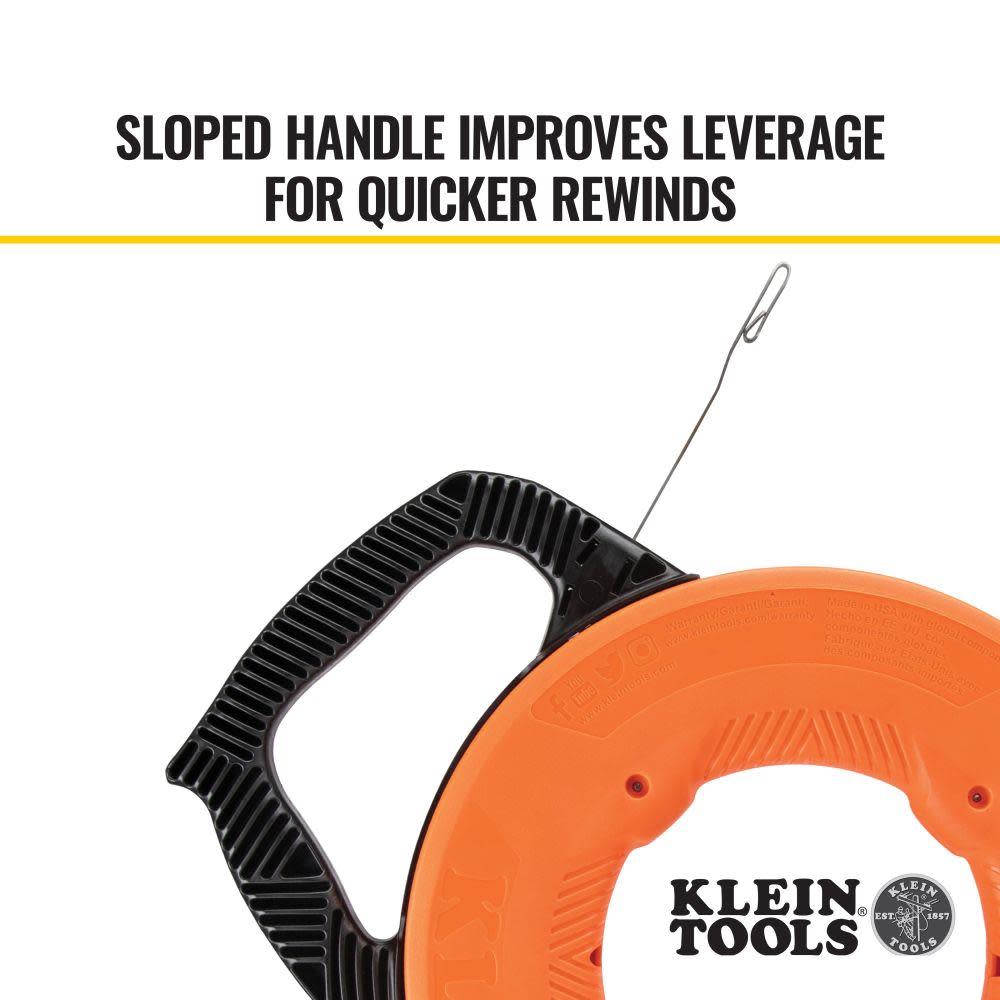 Klein Tools 240′ Stainless Steel Fish Tape - Ascmtools