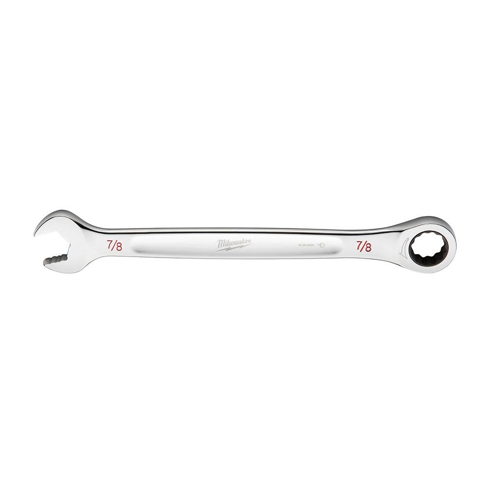 Milwaukee 7/8 in. SAE Ratcheting Combination Wrench - Ascmtools