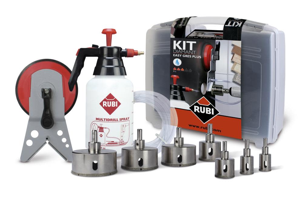 Rubi Tools Hole Saw Diamond Drilling Bits Easy Gres Plus Kit - Ascmtools