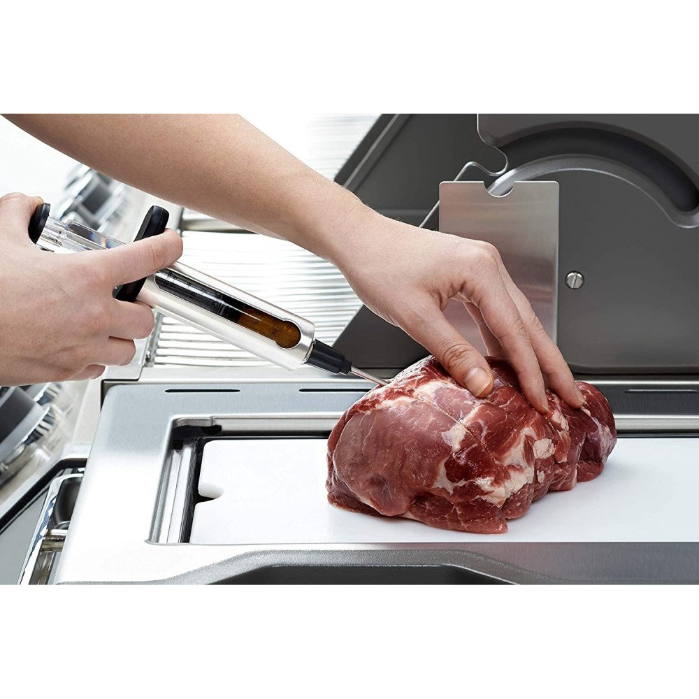 Napoleon Marinade Injector for Juicier Mill Stainless Steel - Ascmtools