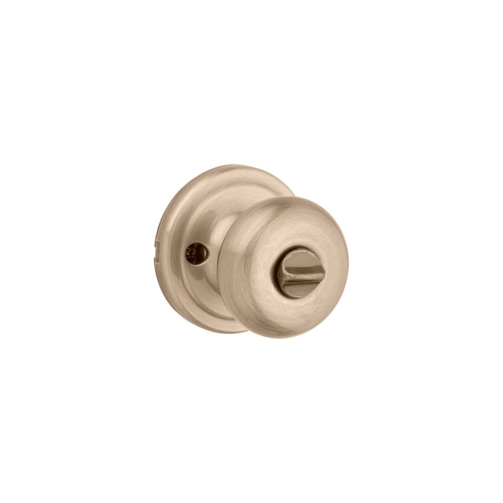 Kwikset Antique Brass Signature Series Keyed Entry Juno Door Knob - Ascmtools