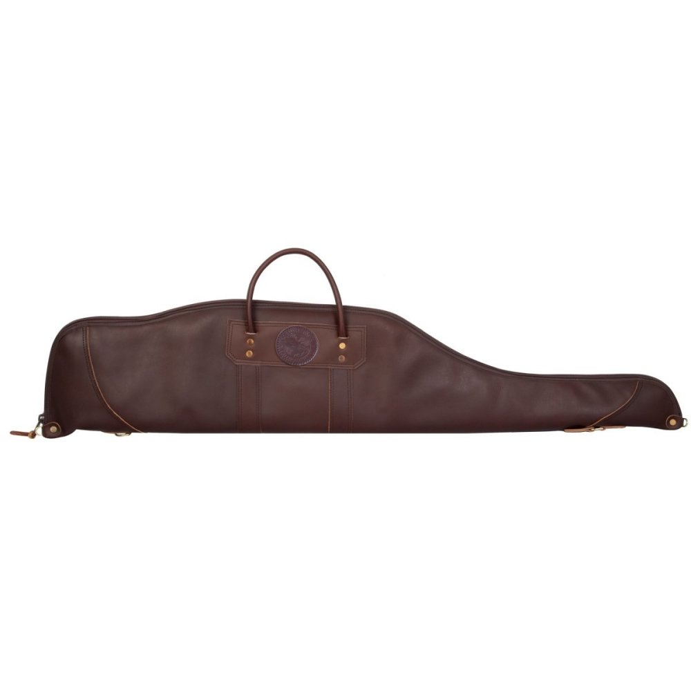 Duluth Pack 55 In. L Brown Smooth Leather Rifle Case With Scope - Ascmtools