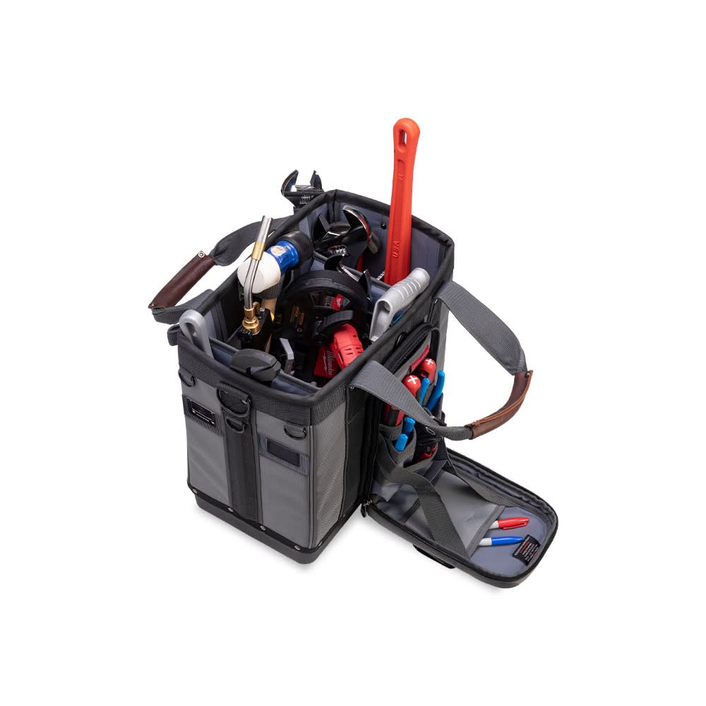 Veto Pro Pac 80 Lbs Open Top Plumbing Bag XL Gray - Ascmtools