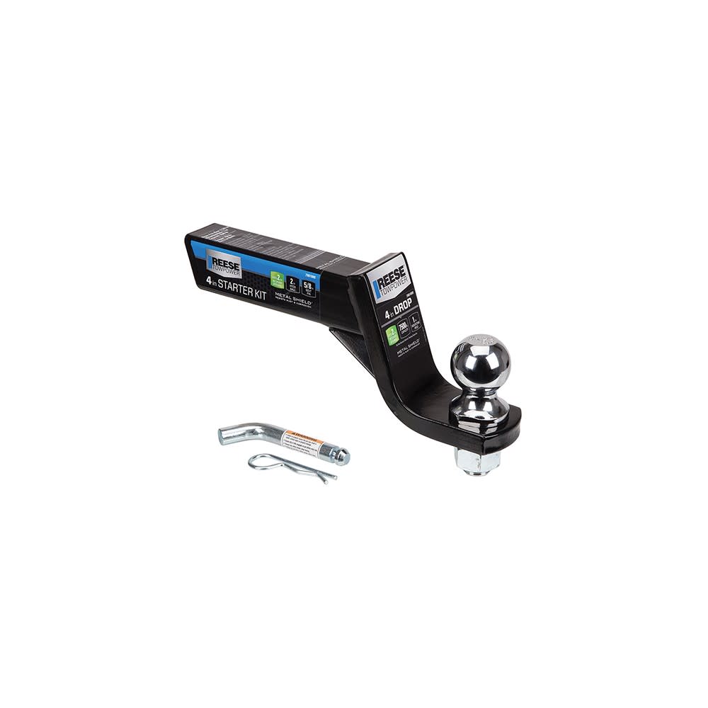 Reese 4″ 7500 lbs Trailer Hitch Ball Mount Starter Kit - Ascmtools