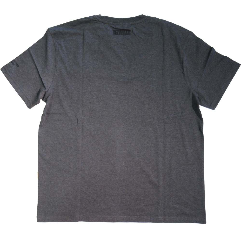 DEWALT Guaranteed Tough Pocket T-Shirt Charcoal Gray 2X - Ascmtools
