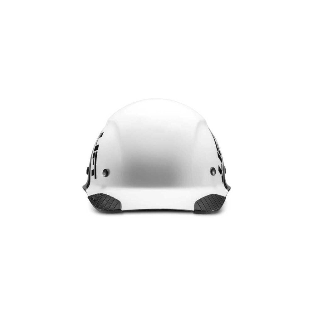 Lift Safety Hard Hat DAX FIFTY50 White/Black Carbon Fiber Cap - Ascmtools