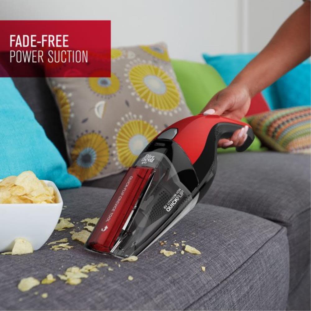 Dirt Devil 8V Quick Flip Hand Vacuum Cordless - Ascmtools