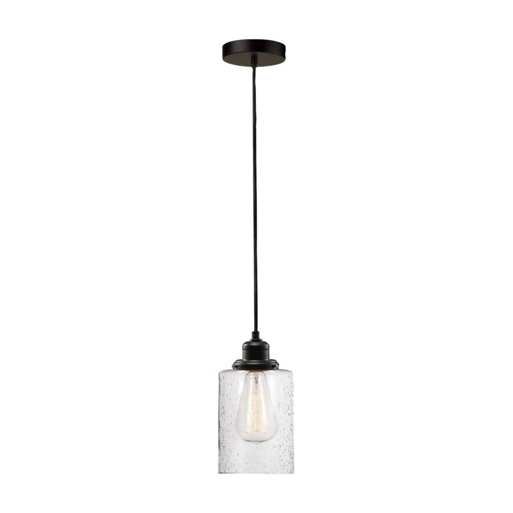 Globe Electric Annecy Pendant Light Dark Bronze 2 in 1 1 Light - Ascmtools