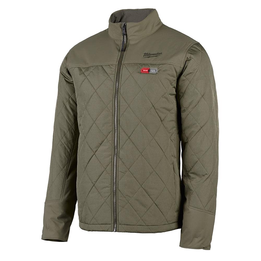 Milwaukee M12 Heated AXIS Jacket Kit XL Olive Green - Ascmtools