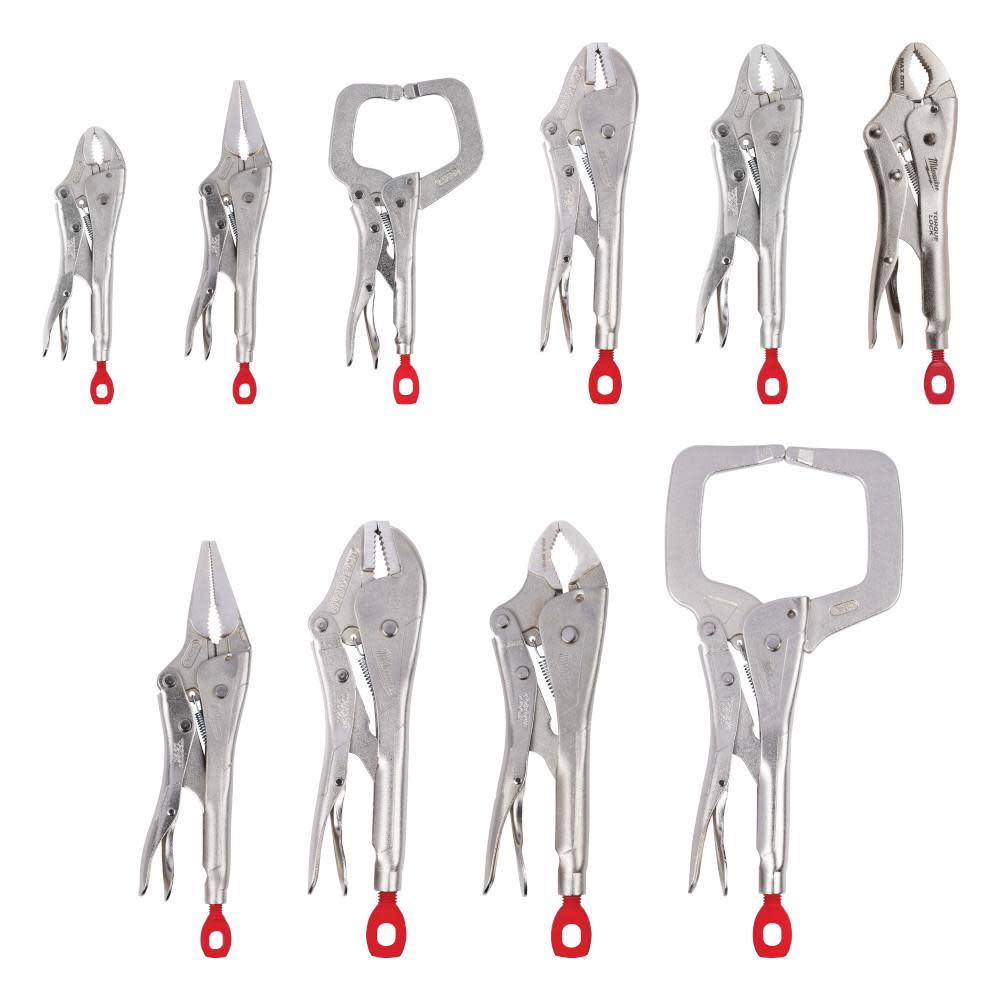 Milwaukee 10Pc TORQUE LOCK Locking Pliers Kit - Ascmtools