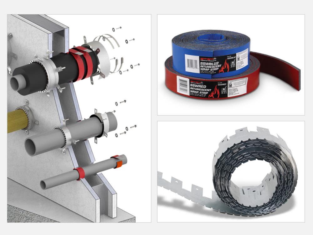 Specified Technologies Inc Series SSW Metal Restraining Collar (25′ Roll) for Use with SSWRED/SSWRED2 Wrap Strip - Ascmtools