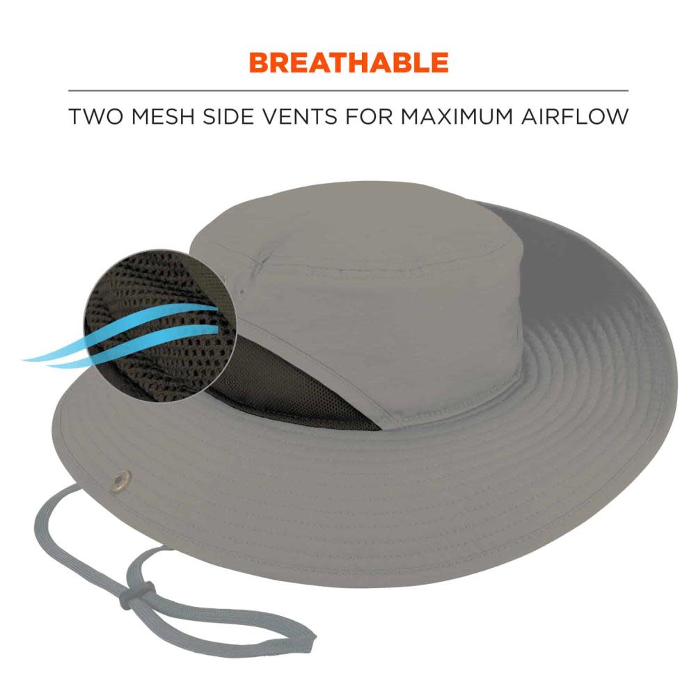 Ergodyne Chill Its 8936 Lightweight Ranger Hat with Mesh Paneling Oliver L/XL - Ascmtools