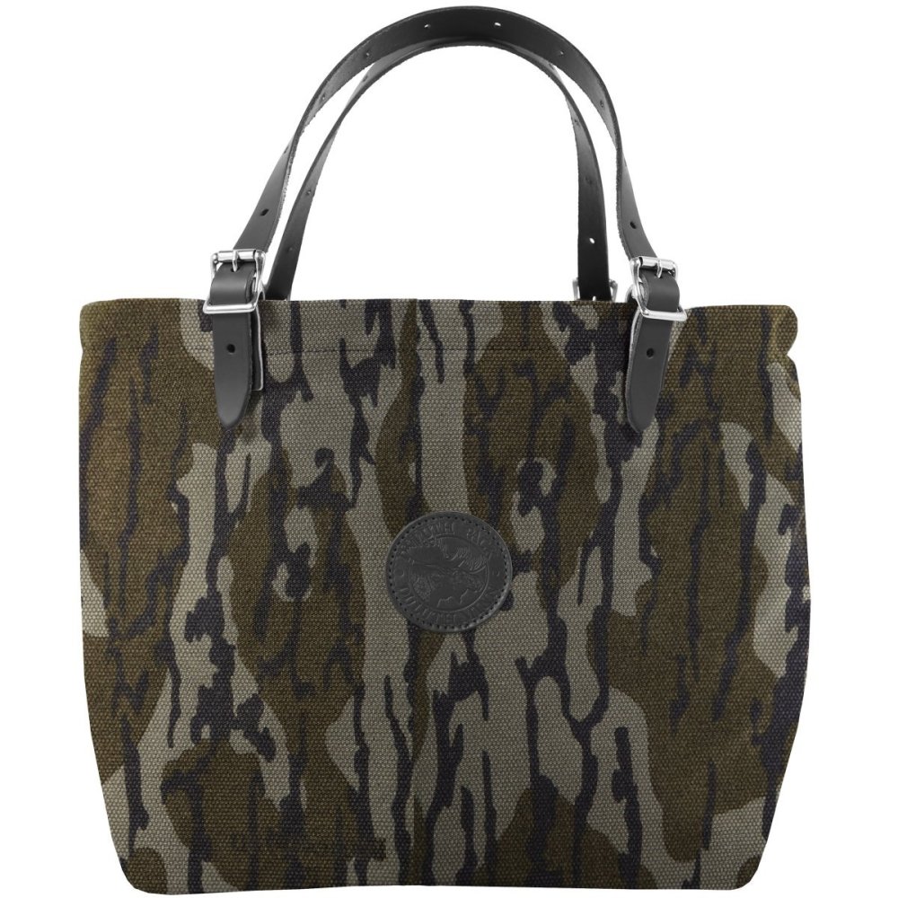 Duluth Pack 33 Liters Capacity Mossy Oak Bottomland Market Tote - Ascmtools