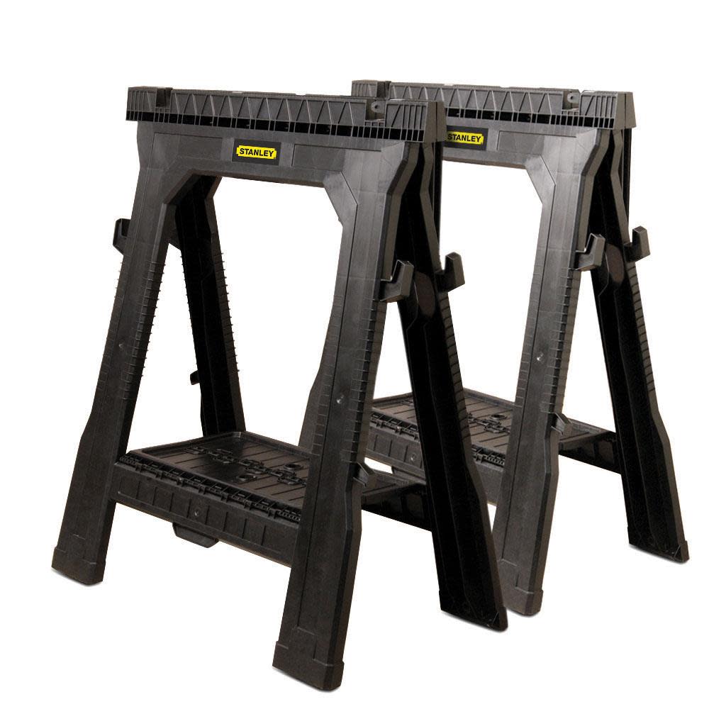Stanley Folding Sawhorse Twin Pack - Ascmtools