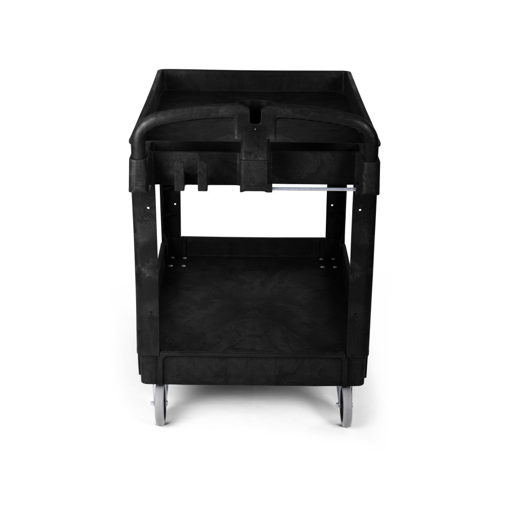 Toter Material Handling Utility Cart with Lipped Top and Ergo Handle - Ascmtools