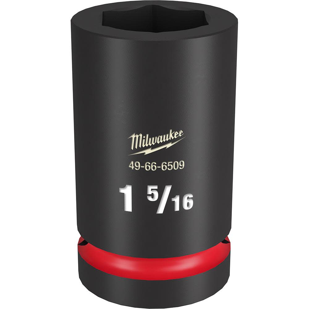 Milwaukee SHOCKWAVE Impact Duty Socket 1″ Drive 1-5/16″ Deep 6 Point - Ascmtools