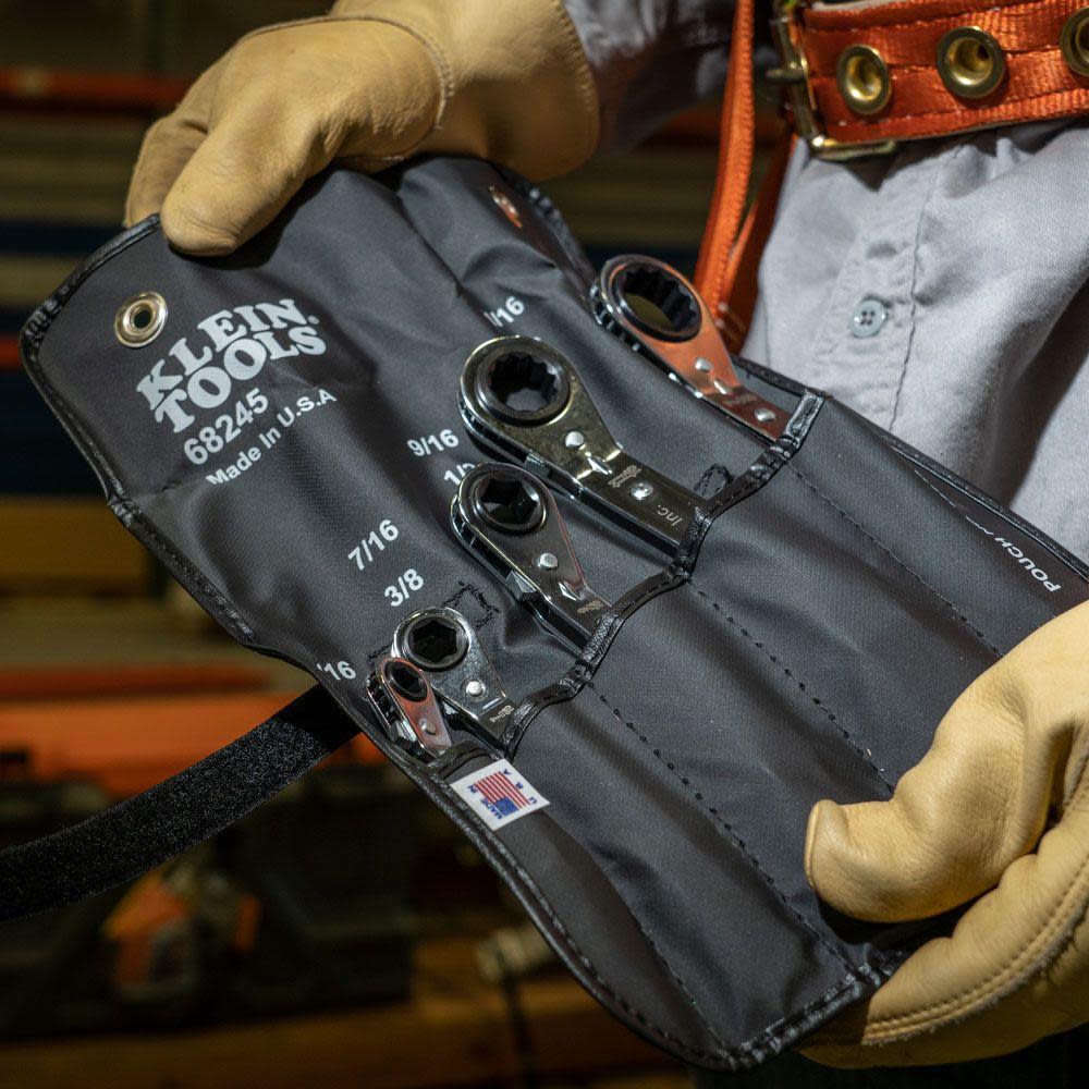 Klein Tools Reverse Ratchet Box Wrench Set 5 Pc - Ascmtools