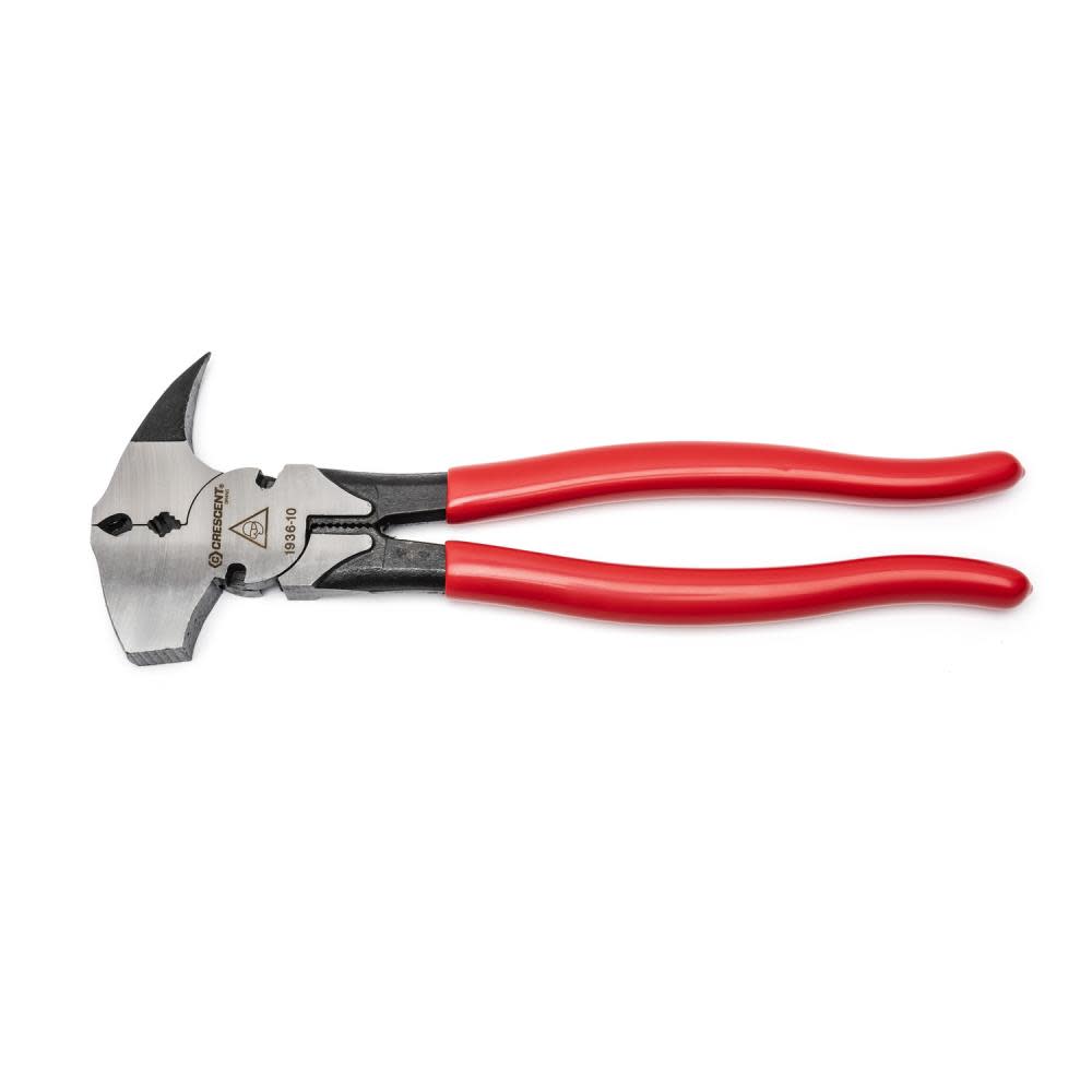 Crescent Fence Tool Pliers 10″ Solid Joint Dipped Handle - Ascmtools
