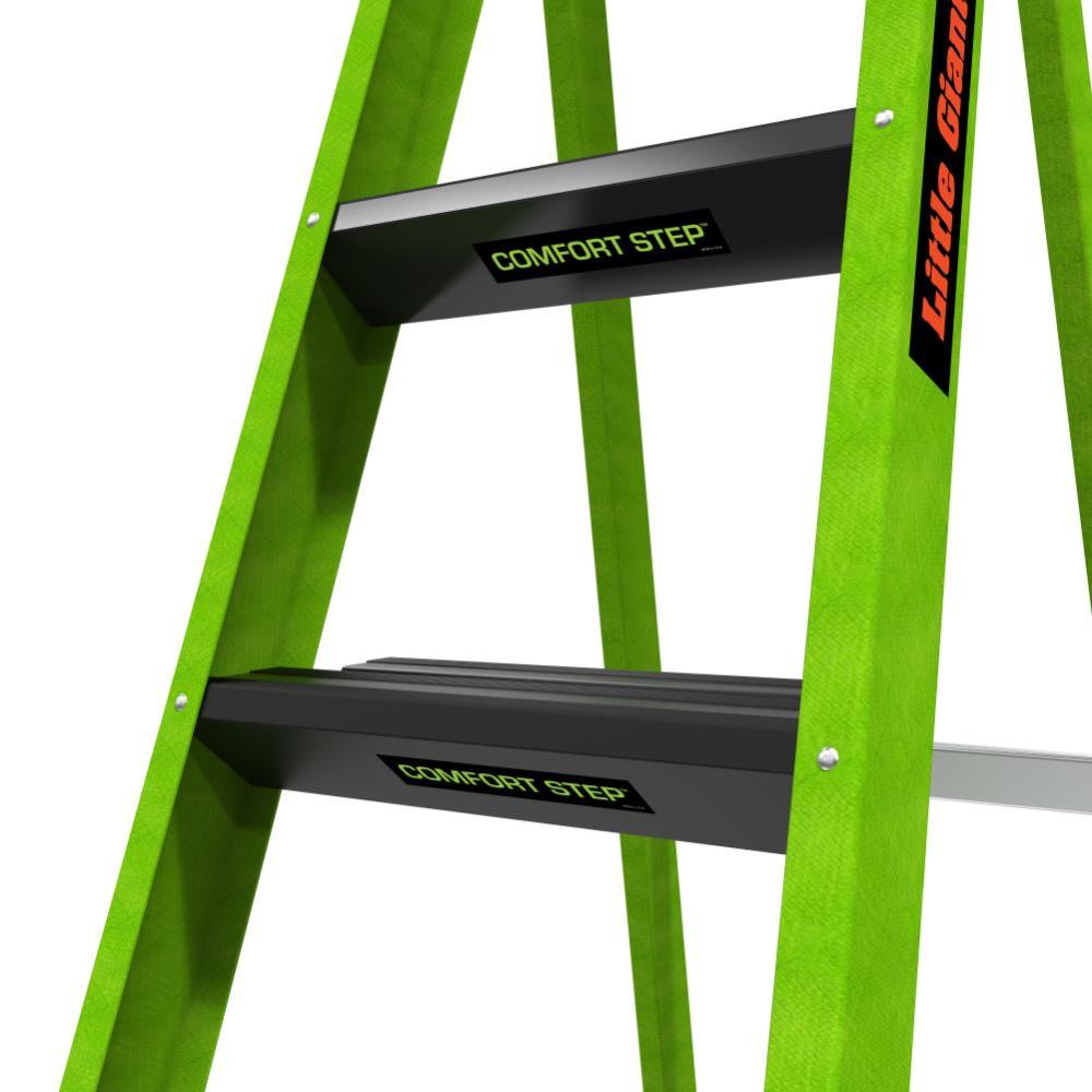 Little Giant Safety Sentinel M12 Step Ladder Type IAA Fiberglass - Ascmtools